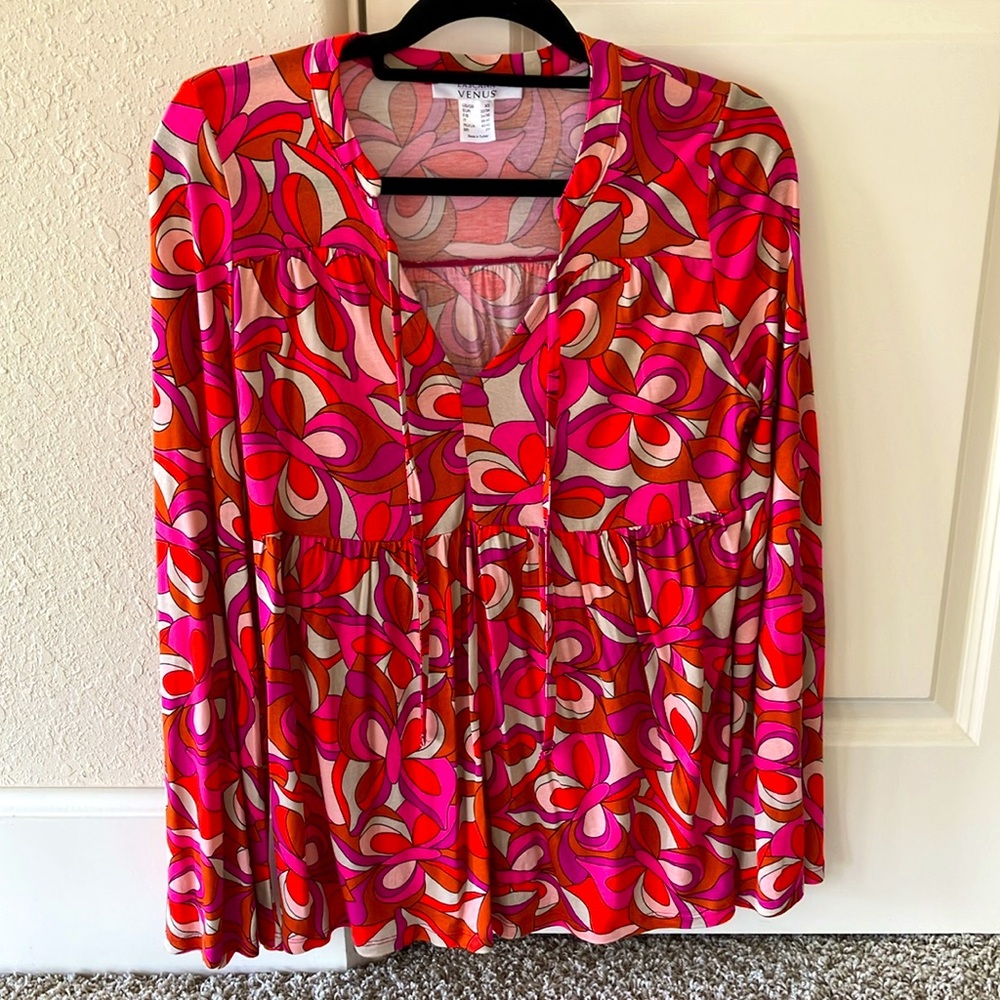 ❤️🩷VENUS Colorful Tunic Top🩷❤️